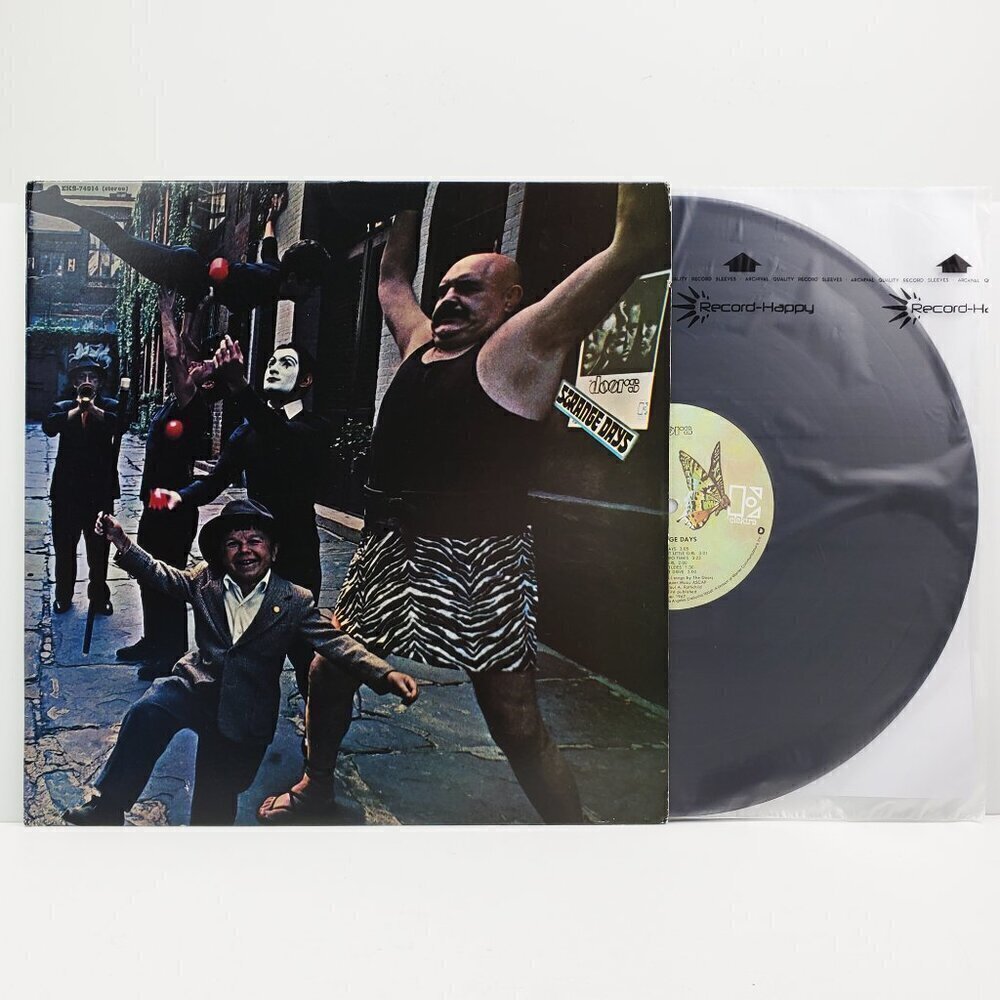 The Doors Strange Days Vinyl Record EKS-74014 Butterfly LP Psych Rock 1976 VG+